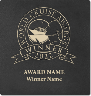 World Cruise Awards winner wall plaque