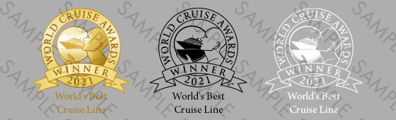 World Cruise Awards winner shield sample